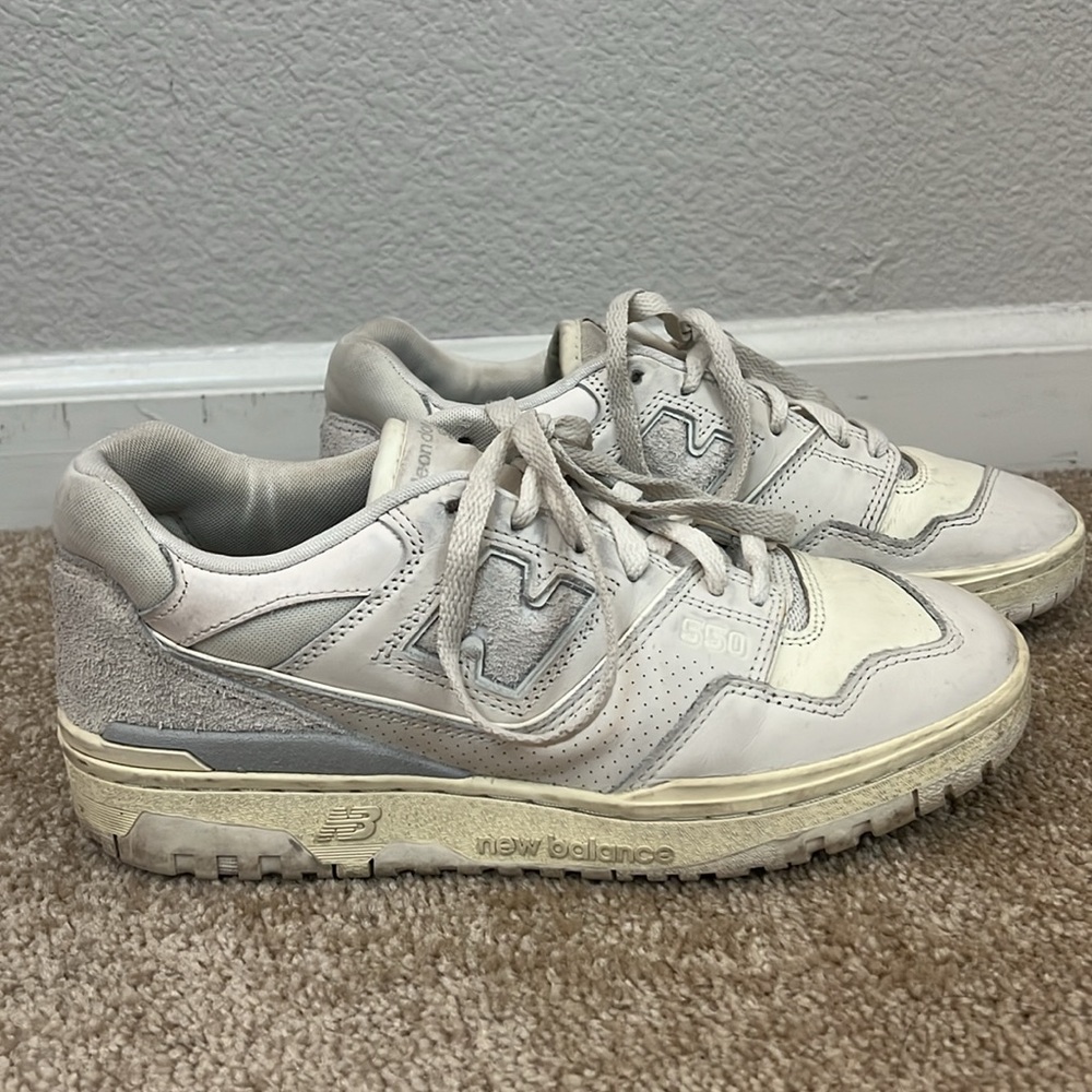 New Balance 550 Aime Leon Dore White Leather Men’s 8 - Picture 4 of 9